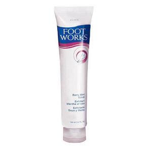 Foot works berry mint scrub
